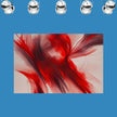Abstract RED SPLASH Wall Art Decor Peel & Stick Removable Repositionable Frameable Home Decor Gift