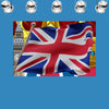 UK FLAG Original Wall Art Decor Flag Collection Peel & Stick Affordable Long Lasting Home Design Gift