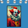 CLOWN AT THE CIRCUS Portrait  Original Wall Art Decor Beauty Design Home Affordable Long Lasting Gift
