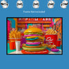 FAST FOOD Original Wall Art Decor Pop Art Collection Peel & Stick Affordable Long Lasting Home Design Gift