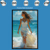 GLAMOR BEACH No 2 Original Wall Art Decor Blue Beauty Design Home Affordable Long Lasting Gift