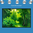 GREEN CITY PARK Original Wall Art Decor Peel & Stick Affordable Long Lasting Home Design Gift