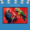 LOVE PARROTS Original Wall Art Decor Love Collection Peel & Stick Affordable Long Lasting Home Design Gift