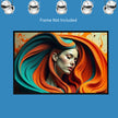 MYSTERIOUS Original Wall Art Decor Portrait Collection Peel & Stick Affordable Long Lasting Home Design Gift