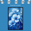 BLUE FLOWERS Original Wall Art Decor Flower Collection Beauty Design Home Affordable Long-Lasting Gift