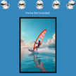 WINDSURFING Wall Art Sport Decor Peel & Stick Removable Repositionable Frameable Home Decor Gift