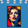 Pop Art PORTRAIT No 1  Original Wall Art Decor Beauty Design Home Affordable Long Lasting Gift