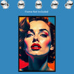 Pop Art PORTRAIT No 5  Original Wall Art Decor Beauty Design Home Affordable Long Lasting Gift