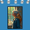 CAT WOMAN Portrait  Original Wall Art Decor Beauty Design Home Affordable Long Lasting Gift