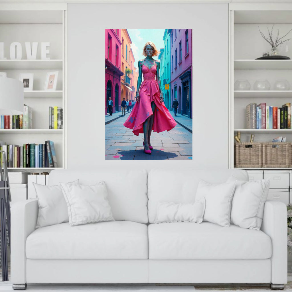 CITY MODEL No 2 Portrait  Original Wall Art Decor Beauty Design Home Affordable Long Lasting Gift