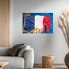 FRENCH FLAG Original Wall Art Decor Flag Collection Peel & Stick Affordable Long Lasting Home Design Gift