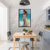 GLAMOR BEACH No 2 Original Wall Art Decor Blue Beauty Design Home Affordable Long Lasting Gift