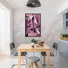 MAUVE Cubism Original Wall Art Decor Blue Beauty Design Home Affordable Long Lasting Gift