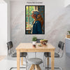 CAT WOMAN Portrait  Original Wall Art Decor Beauty Design Home Affordable Long Lasting Gift