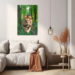 LION Wall Art Decor Peel & Stick Removable Repositionable Frameable Home Decor Gift