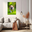 BULLDOG Wall Art Decor Peel & Stick Removable Repositionable Frameable Home Decor Gift