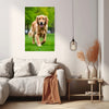 GOLDEN RETRIEVER Wall Art Decor Peel & Stick Removable Repositionable Frameable Home Decor Gift