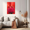 ROSES WITH LOVE Wall Art Decor Peel & Stick Removable Repositionable Frameable Home Decor Gift