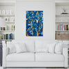 BLUE ORANGE Cubism Original Wall Art Decor Blue Beauty Design Home Affordable Long Lasting Gift
