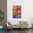 FLOWERS Wall Art Decor Peel & Stick Removable Repositionable Frameable Home Decor Gift