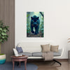 BLACK PANTHER Wall Art Decor Peel & Stick Removable Repositionable Frameable Home Decor Gift