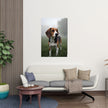 BEAGLE Wall Art Decor Peel & Stick Removable Repositionable Frameable Home Decor Gift