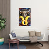 Zodiac Sign TAURUS (April May) Wall Art Astrology Decor Peel & Stick Removable Repositionable Frameable Home Decor Gift