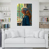 CAT WOMAN Portrait  Original Wall Art Decor Beauty Design Home Affordable Long Lasting Gift