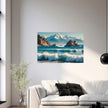 RISING OCEAN Original Wall Art Decor Peel & Stick Affordable Long Lasting Home Design Gift