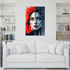 Abstract Portrait WHO AM I Wall Art Decor Peel & Stick Removable Repositionable Frameable Home Decor Gift
