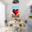 LOVE HORSES Wall Art Decor Peel & Stick Removable Repositionable Frameable Home Decor Gift