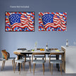 AMERICAN USA FLAG #2 Original Wall Art Decor Flag Collection Peel & Stick Affordable Long Lasting Home Design Gift