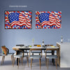 AMERICAN USA FLAG #2 Original Wall Art Decor Flag Collection Peel & Stick Affordable Long Lasting Home Design Gift