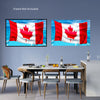 CANADIAN FLAG Original Wall Art Decor Flag Collection Peel & Stick Affordable Long Lasting Home Design Gift