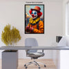 CLOWN AT THE FAIR Portrait  Original Wall Art Decor Beauty Design Home Affordable Long Lasting Gift
