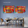FAST FOOD Original Wall Art Decor Pop Art Collection Peel & Stick Affordable Long Lasting Home Design Gift