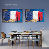 FRENCH FLAG Original Wall Art Decor Flag Collection Peel & Stick Affordable Long Lasting Home Design Gift