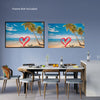 LOVE OCEAN BEACH Original Wall Art Decor Love Collection Peel & Stick Affordable Long Lasting Home Design Gift