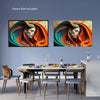 MYSTERIOUS Original Wall Art Decor Portrait Collection Peel & Stick Affordable Long Lasting Home Design Gift