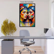 VOULEZ EQUALITY Portrait  Original Wall Art Decor Beauty Design Home Affordable Long Lasting Gift