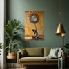 IN TOUCH WITH THE WORLD Original Wall Art Decor Blue Beauty Design Home Affordable Long Lasting Gift