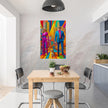 Pop Art POWER COUPLE Wall Art Decor Peel & Stick Removable Repositionable Frameable Home Decor Gift