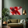 Abstract RED SPLASH Wall Art Decor Peel & Stick Removable Repositionable Frameable Home Decor Gift