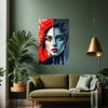 Abstract Portrait WHO AM I Wall Art Decor Peel & Stick Removable Repositionable Frameable Home Decor Gift