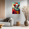 CLOWN AT THE CIRCUS Portrait  Original Wall Art Decor Beauty Design Home Affordable Long Lasting Gift