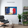 FRENCH FLAG Original Wall Art Decor Flag Collection Peel & Stick Affordable Long Lasting Home Design Gift