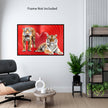 LOVE TIGERS Original Wall Art Decor Love Collection Peel & Stick Affordable Long Lasting Home Design Gift