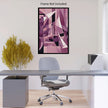 MAUVE Cubism Original Wall Art Decor Blue Beauty Design Home Affordable Long Lasting Gift