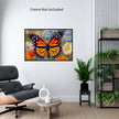 MONARCH BUTTERFLY Original Wall Art Decor Peel & Stick Affordable Long Lasting Home Design Gift