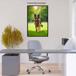 GERMAN SHEPHERD Wall Art Decor Peel & Stick Removable Repositionable Frameable Home Decor Gift